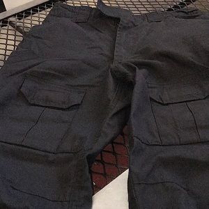 Size 28 Black cargo pants with Velcro straps